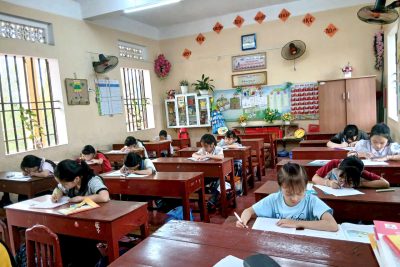Trường TH Cộng Hòa tổ chức thi viết chữ đúng và đẹp cấp trường