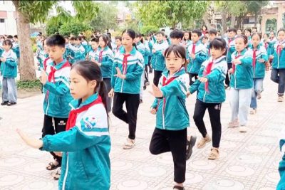 NGÀY HỘI ĐỒNG DIỄN VÕ NHẠC VOVINAM – TRƯỜNG TIỂU HỌC CỘNG HÒA